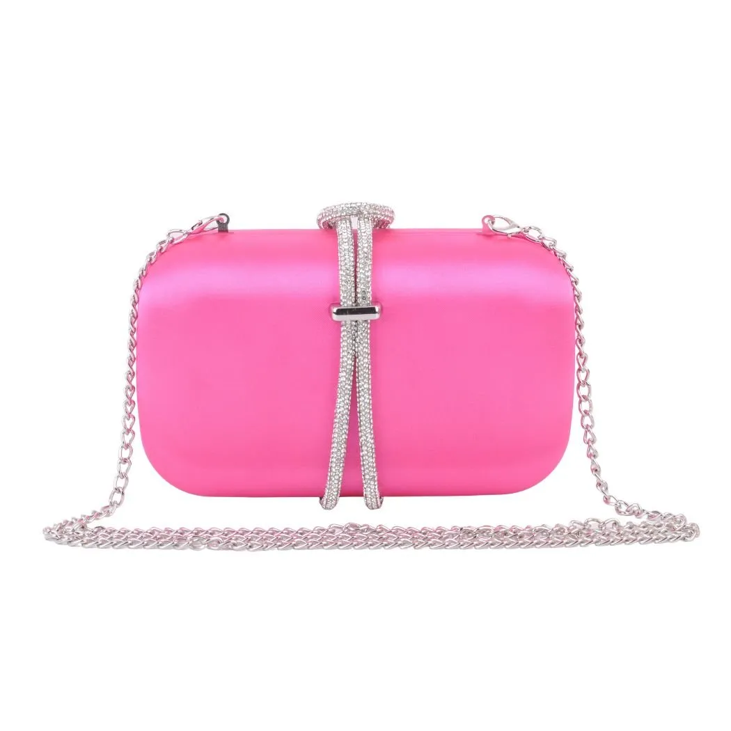 1481 - Rhinestone Decor Clutch Bag