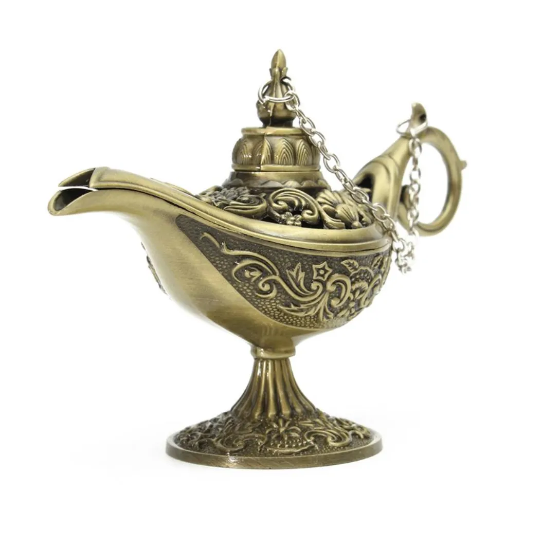 Aladdin Magic Fairy Tale Lamp Tea Pot Genie Stunning Decoration