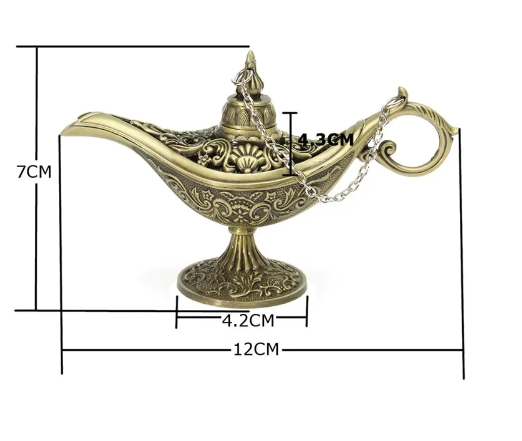 Aladdin Magic Fairy Tale Lamp Tea Pot Genie Stunning Decoration