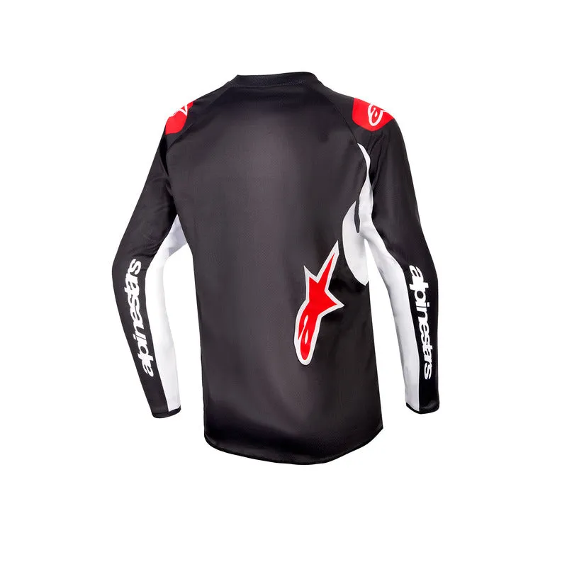 ALPINESTARS 2024 YOUTH RACER LUCENT JERSEY - BLACK WHITE