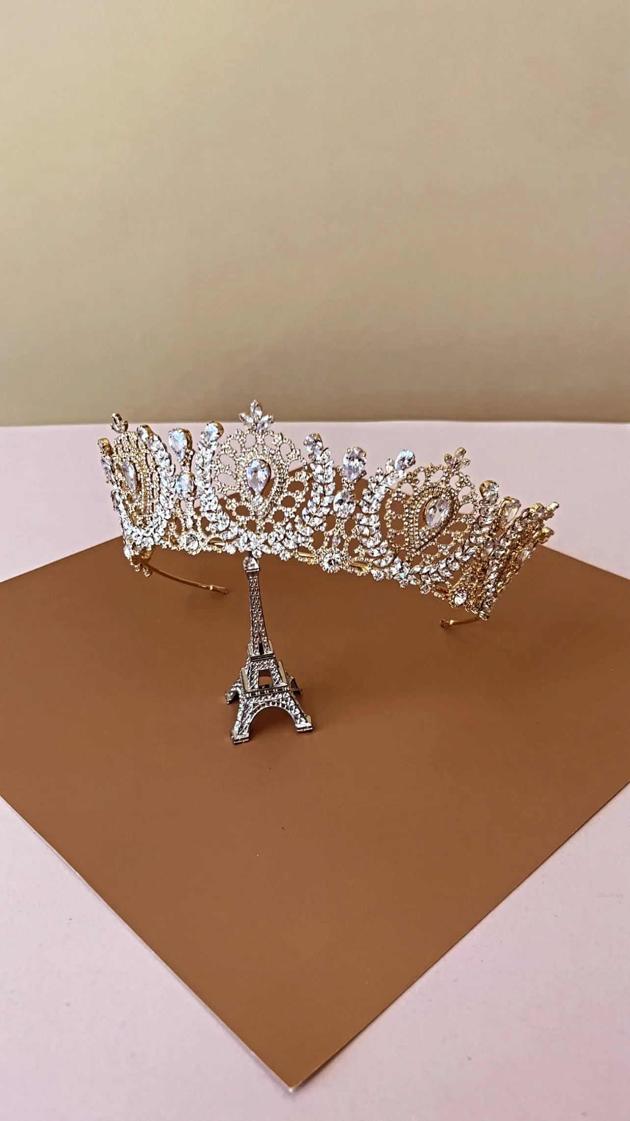 ANGELIKA Bridal Crown with Swarovski Stunning Crystals