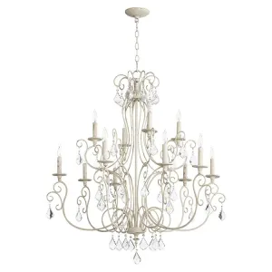 Ariel Twelve-Light Two-Tier Chandelier