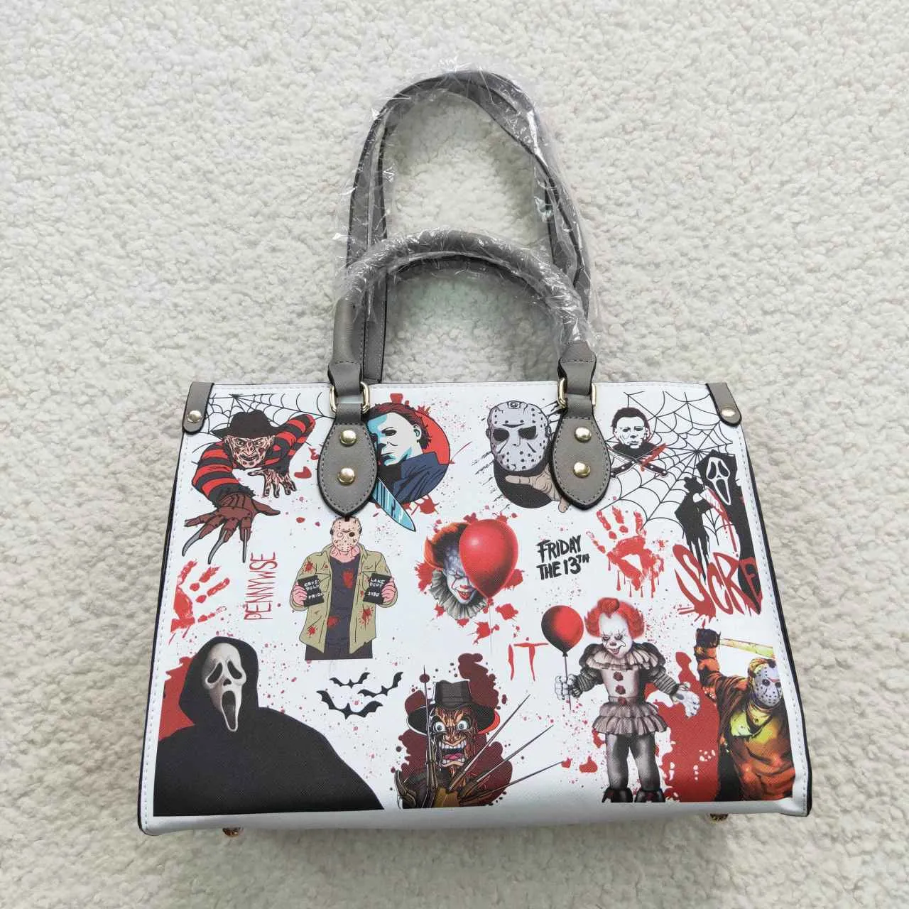 BA0136 handbag halloween clawn  10.3*13.5*5.5 inches bag