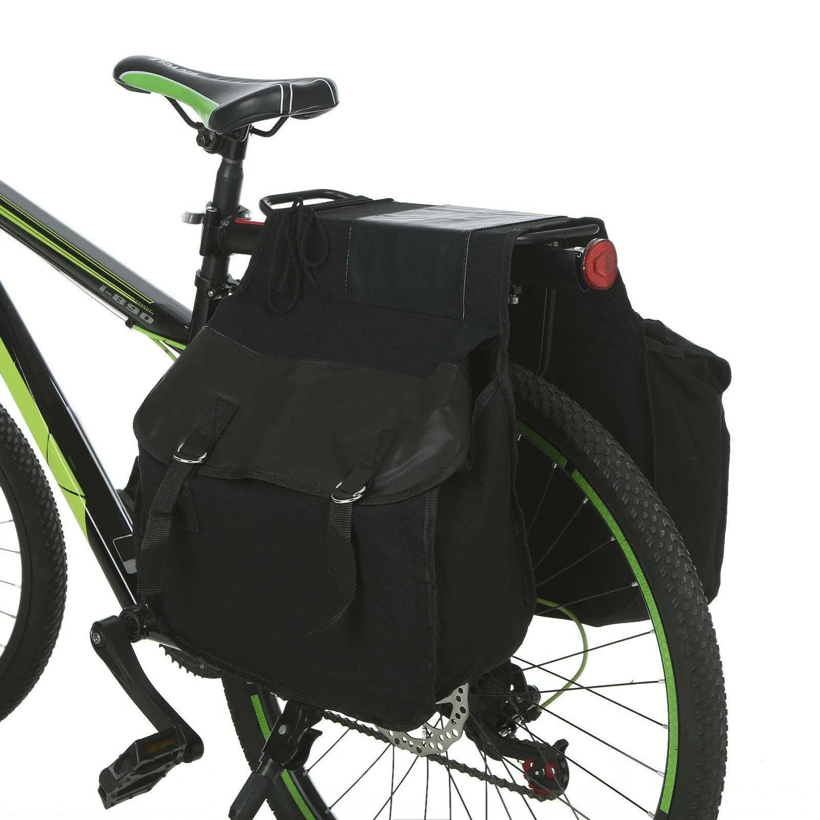 Bike Rear Seat Bag Bicycle Trunk Bag Cycling Rear Rack Double Pannier Bag