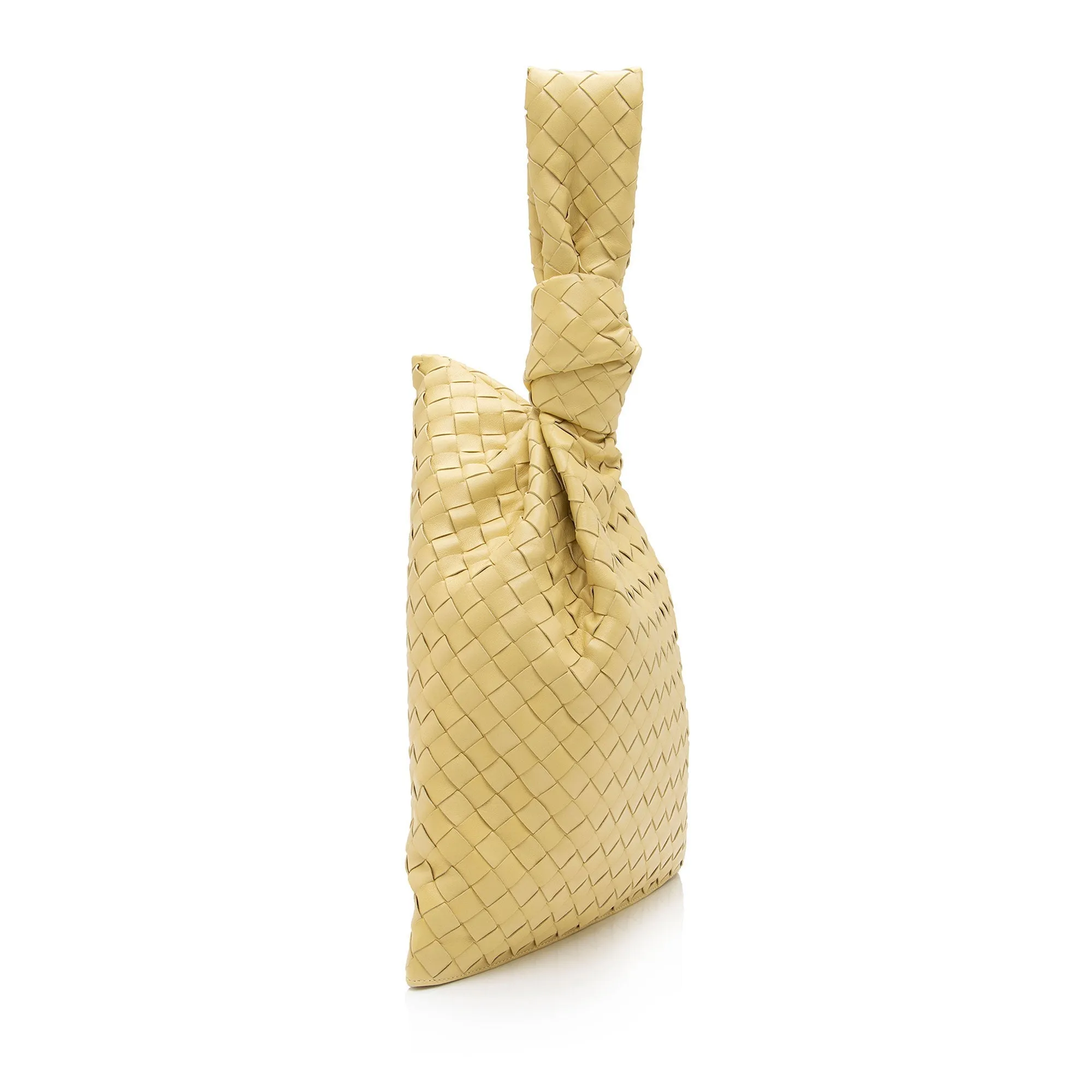 Bottega Veneta Intrecciato Nappa Twist Clutch (SHF-qXeh4E)