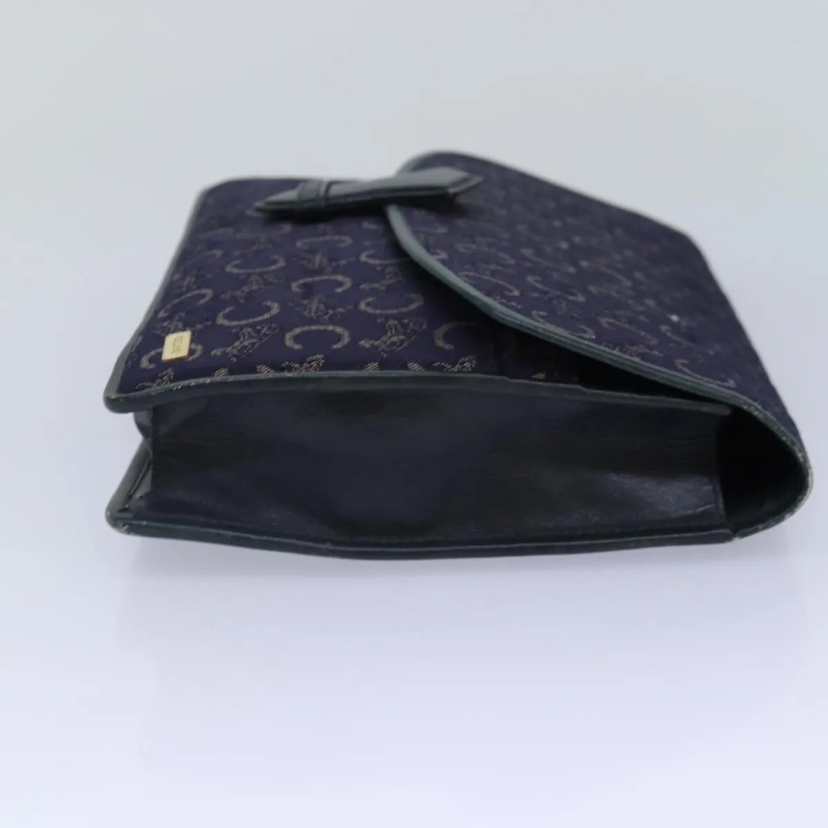 CELINE C saluki Clutch Bag Navy Auth bs16838