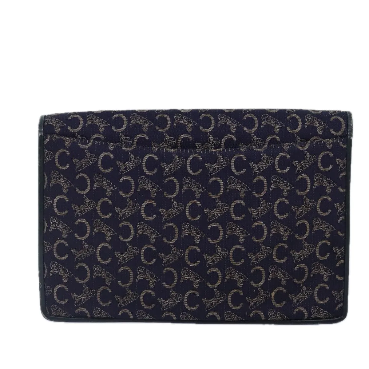 CELINE C saluki Clutch Bag Navy Auth bs16838