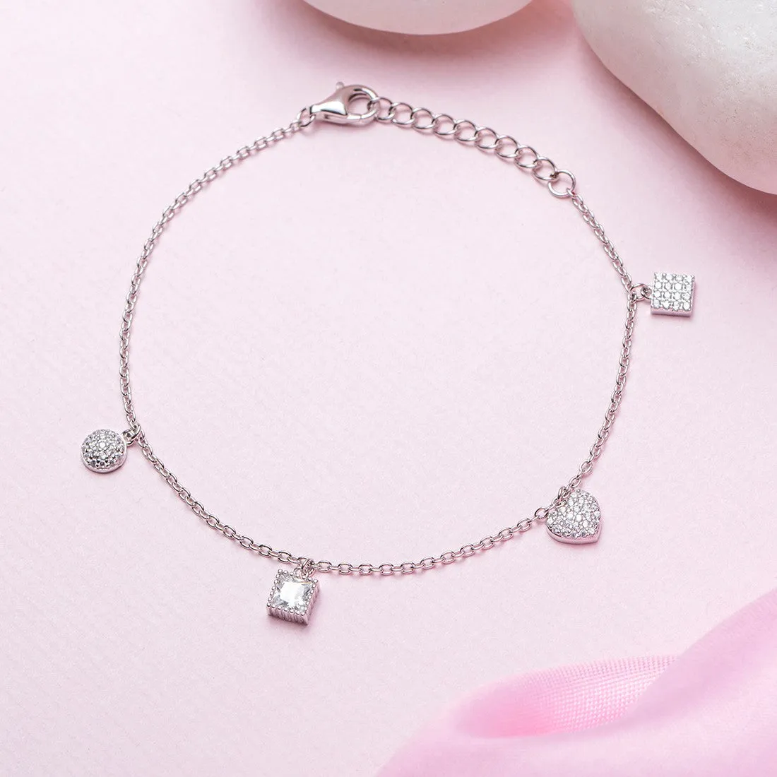 Charming Charm 925 Sterling Silver Bracelet