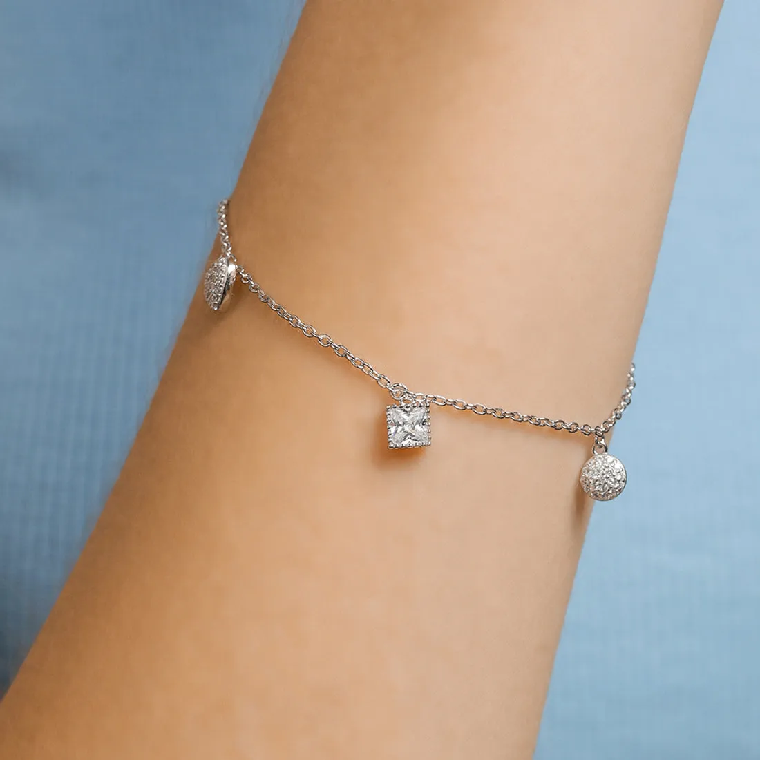 Charming Charm 925 Sterling Silver Bracelet