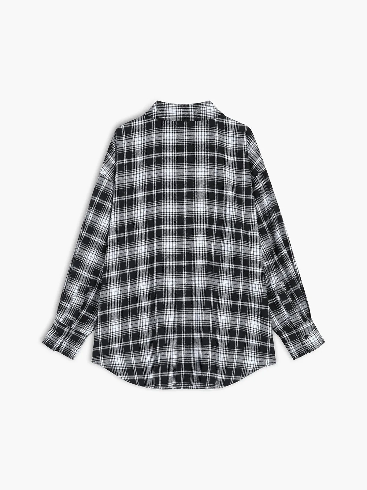 Checkered Charming Oversized Shirt