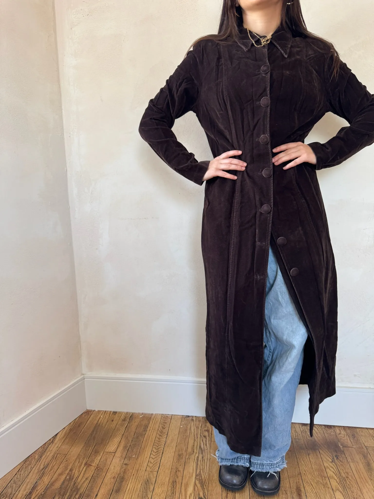 Chocolate Brown Duster