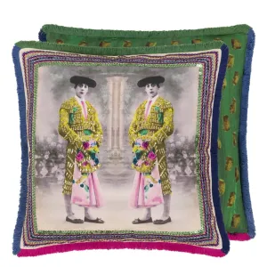 Christian Lacroix Torero Twins Mosaique Throw Pillow