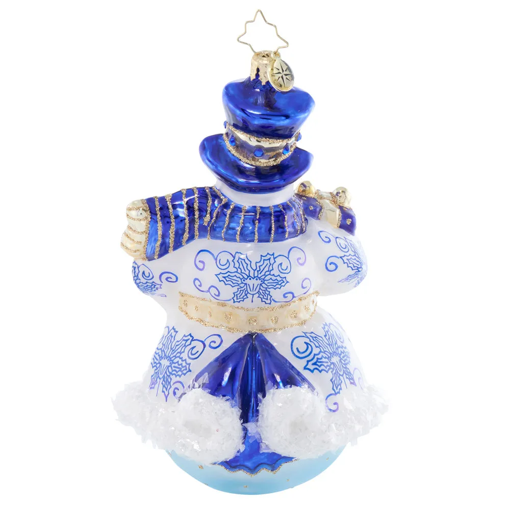 CR, CHARMING CHINOISERIE SNOWMAN, 1021783, Radko