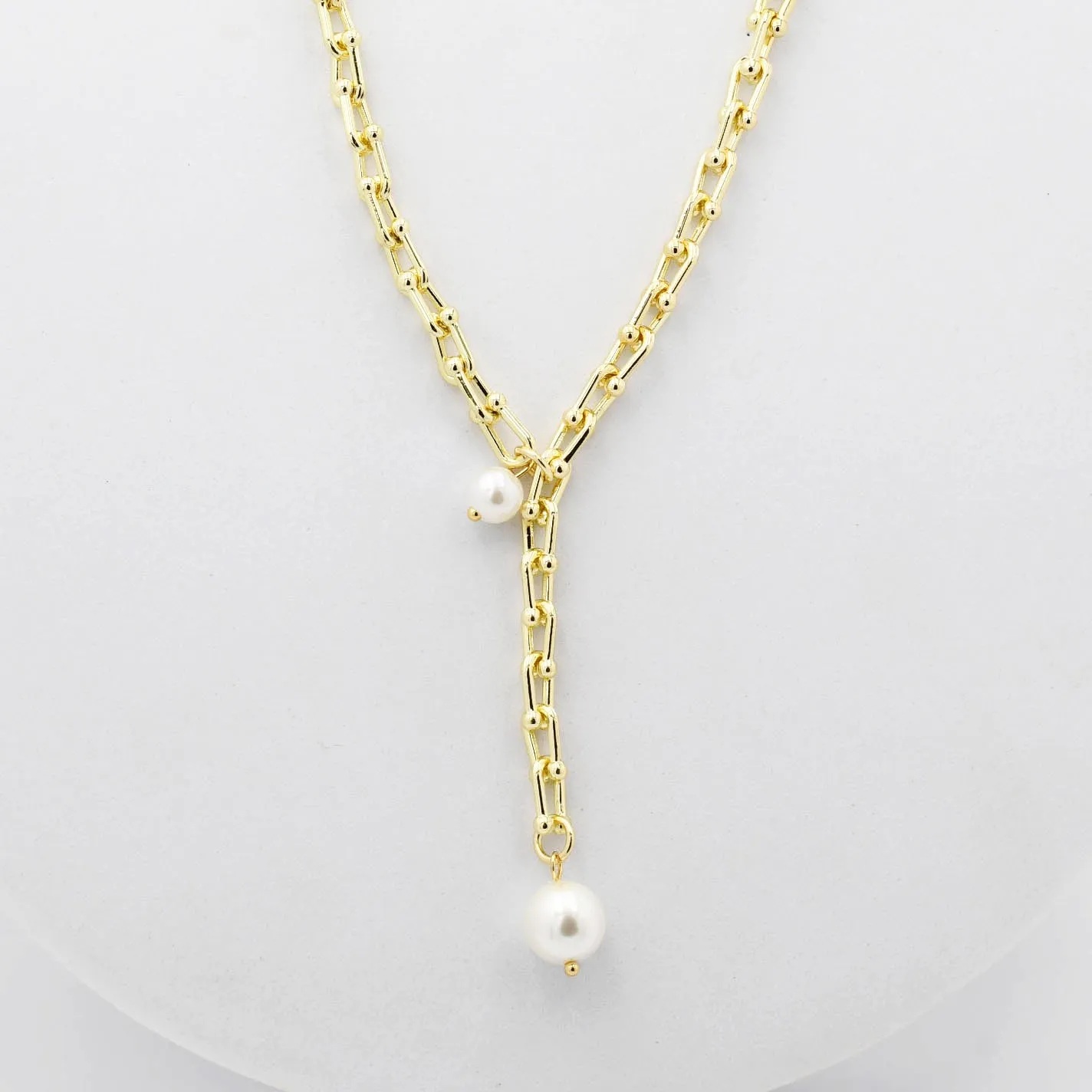 Dangle Pearl Necklace B2