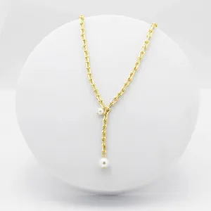 Dangle Pearl Necklace B2