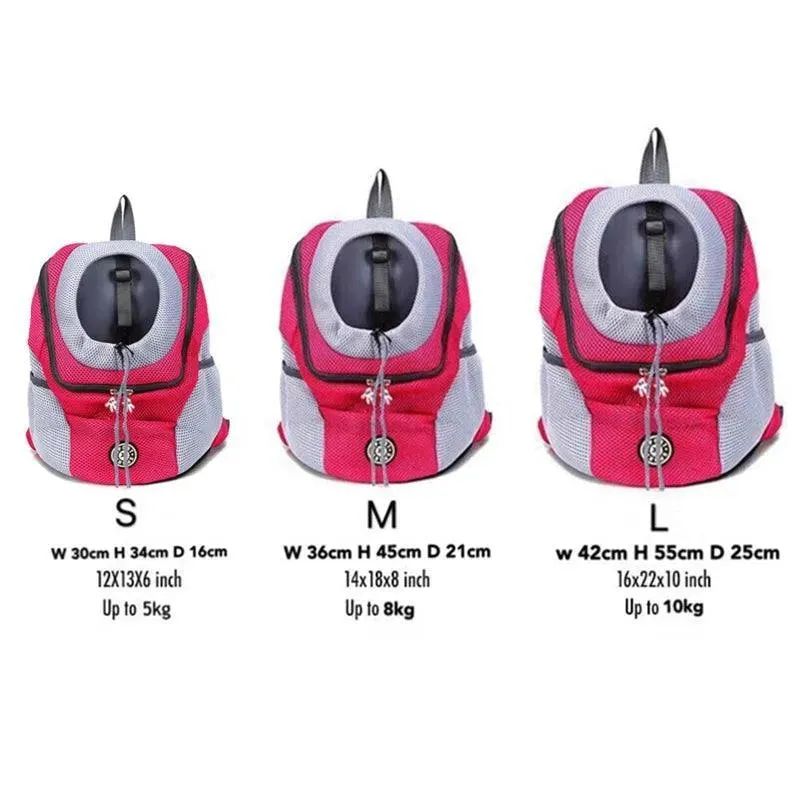 Double Shoulder Pet Travel Backpack Carrier