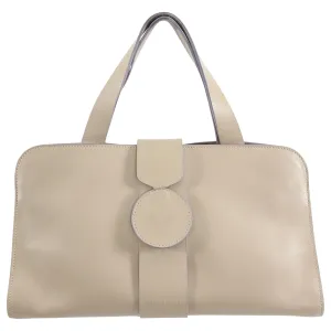 Emilio Pucci Light Beige Leather Bag with Patterned Interior