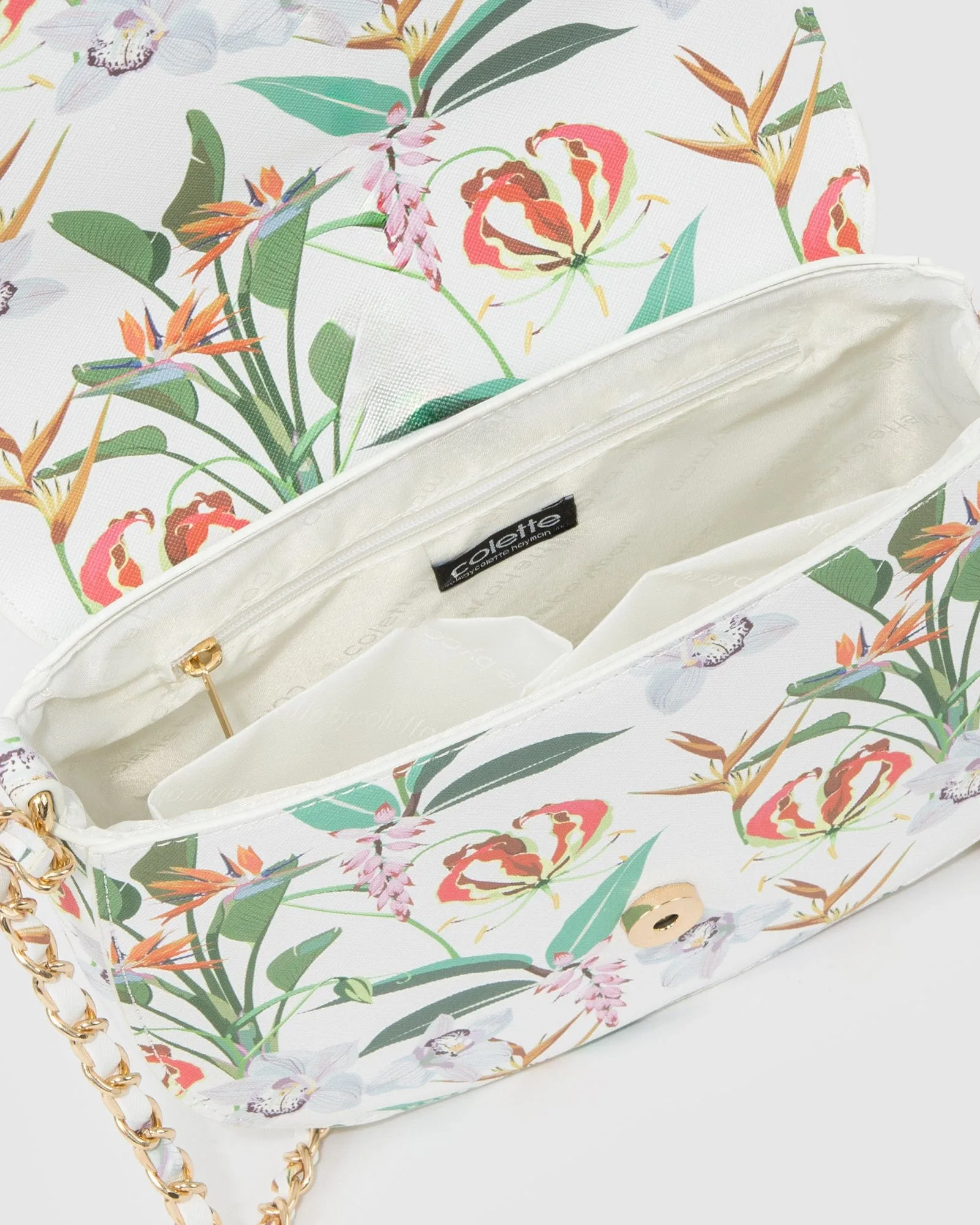 Floral Print Sadie Saddle Bag