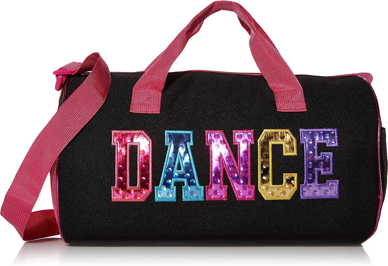 Fuschia Multicolored Iridescent Dance Duffle