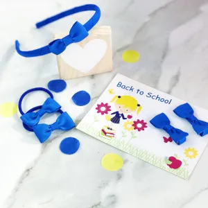 Girls School Hair Accessories Gift  Set - Avilable in over 12 Colour Ways