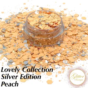 Glitter Boutique Lovely Collection Silver Edition - Peach