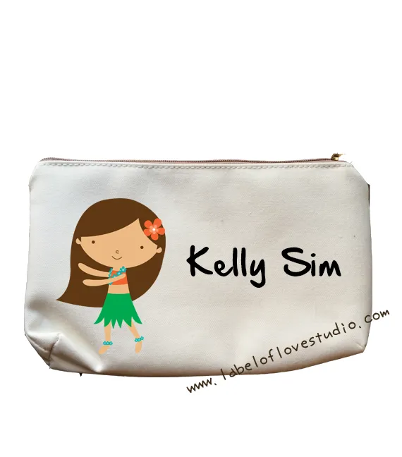 Hula Girl Pencil Case