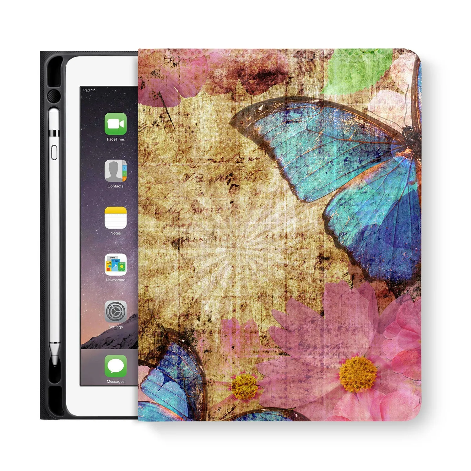 iPad Folio Case - Butterfly