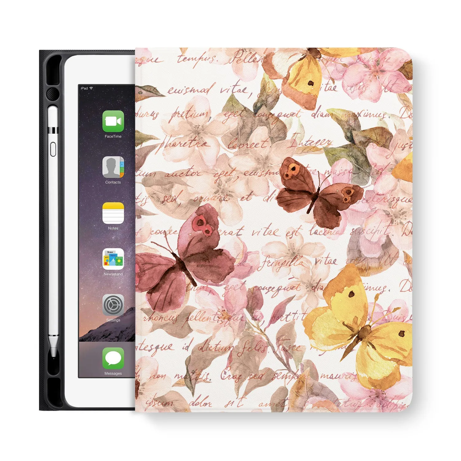 iPad Folio Case - Butterfly