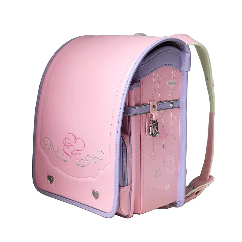 Japanese-Style Primary School Student Schoolbag Female Male Japanese-Style Children's Spine Protection Decompression Waterproof Schoolbag Backpack 1-2-3-4-6