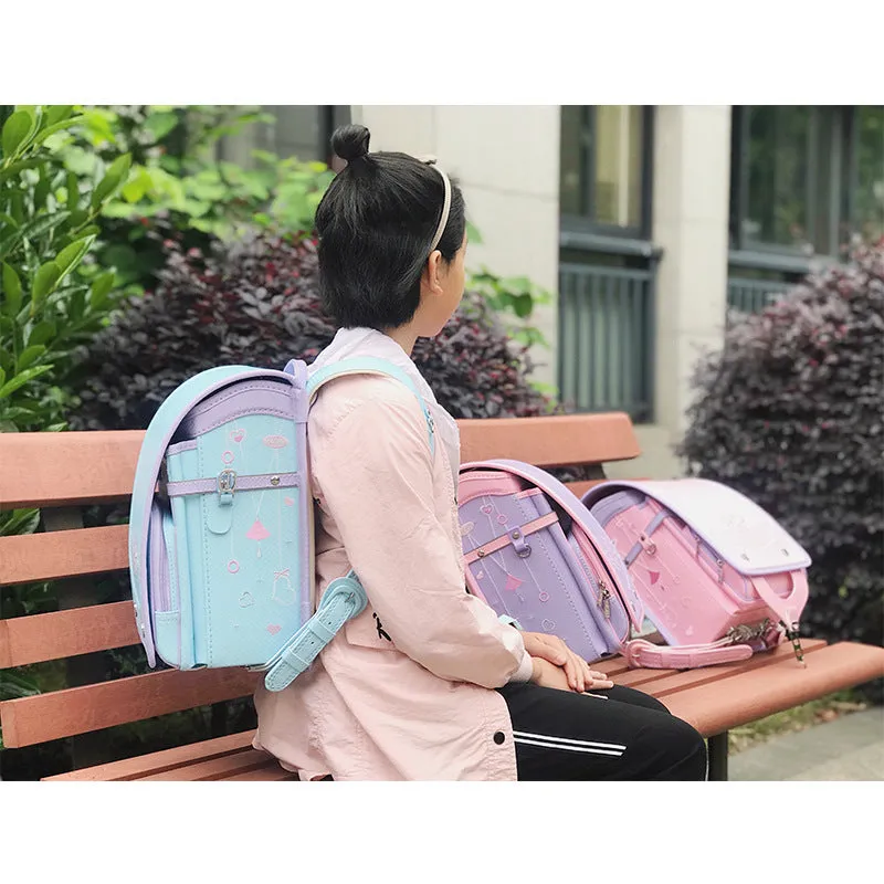 Japanese-Style Primary School Student Schoolbag Female Male Japanese-Style Children's Spine Protection Decompression Waterproof Schoolbag Backpack 1-2-3-4-6