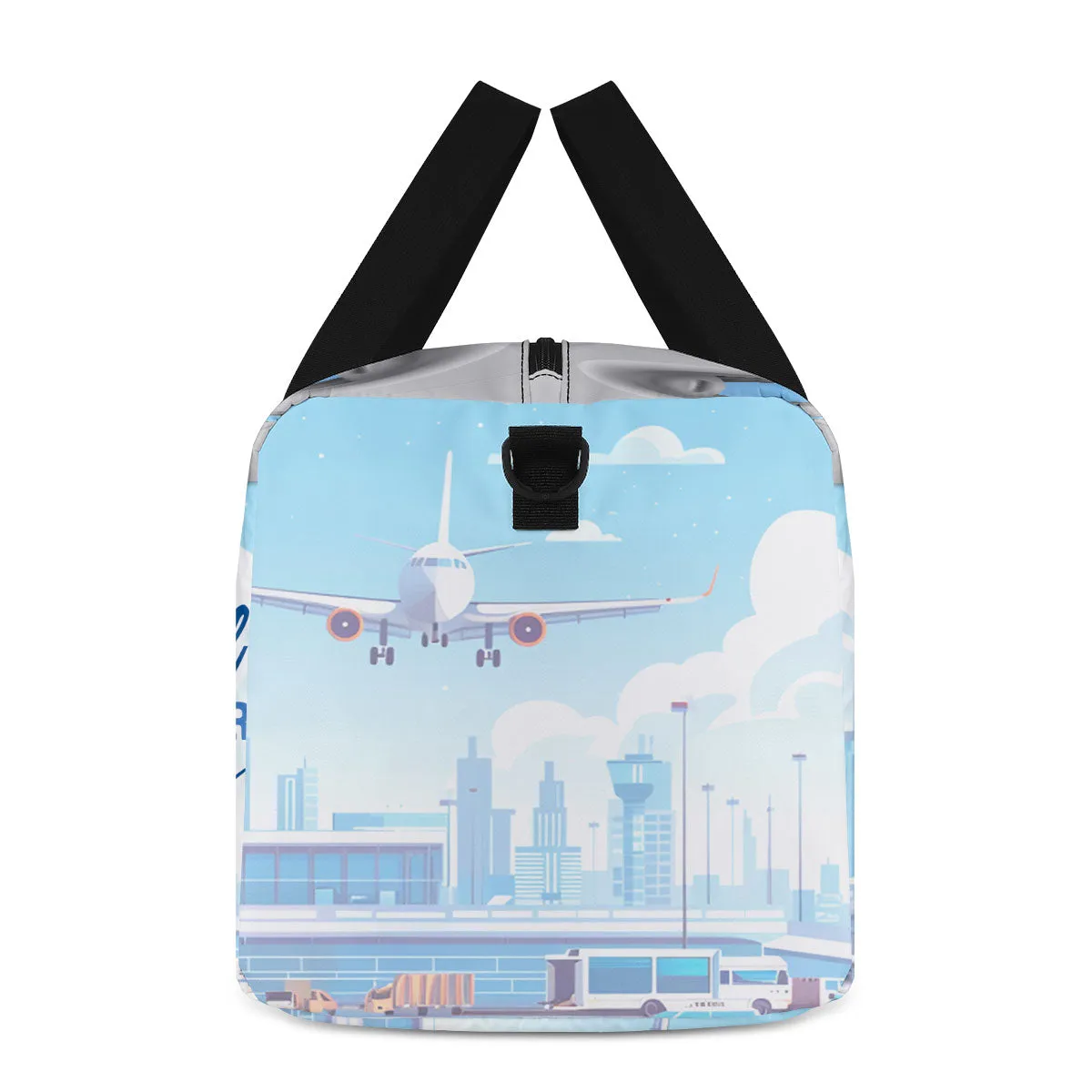 Just A Girl Who Loves Traveling - Personalized Minimalist Duffle Bag SBMDBN50