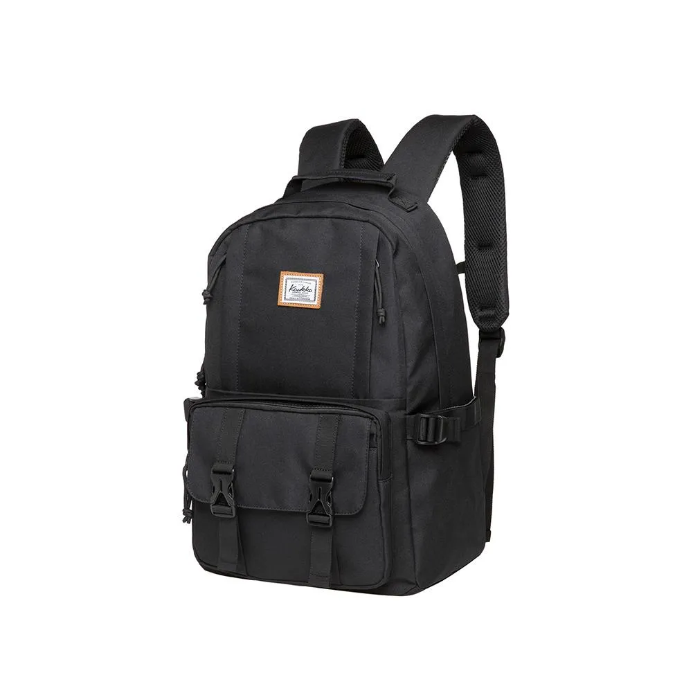 KAUKKO Backpack for School,  KS21 ( Black-2 / 18.4L )