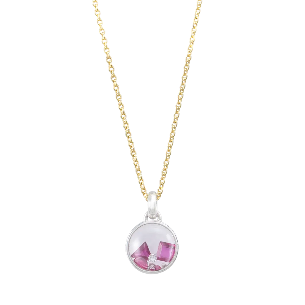 LA PETITE LANANA PRECIOUS FILLED ROCK CRYSTAL RUBY