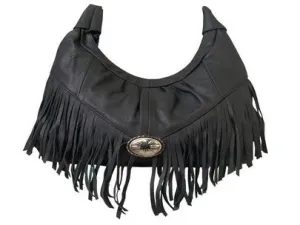 LADY'S HANDBAG PURSE WITH FRINGE & CONCHO