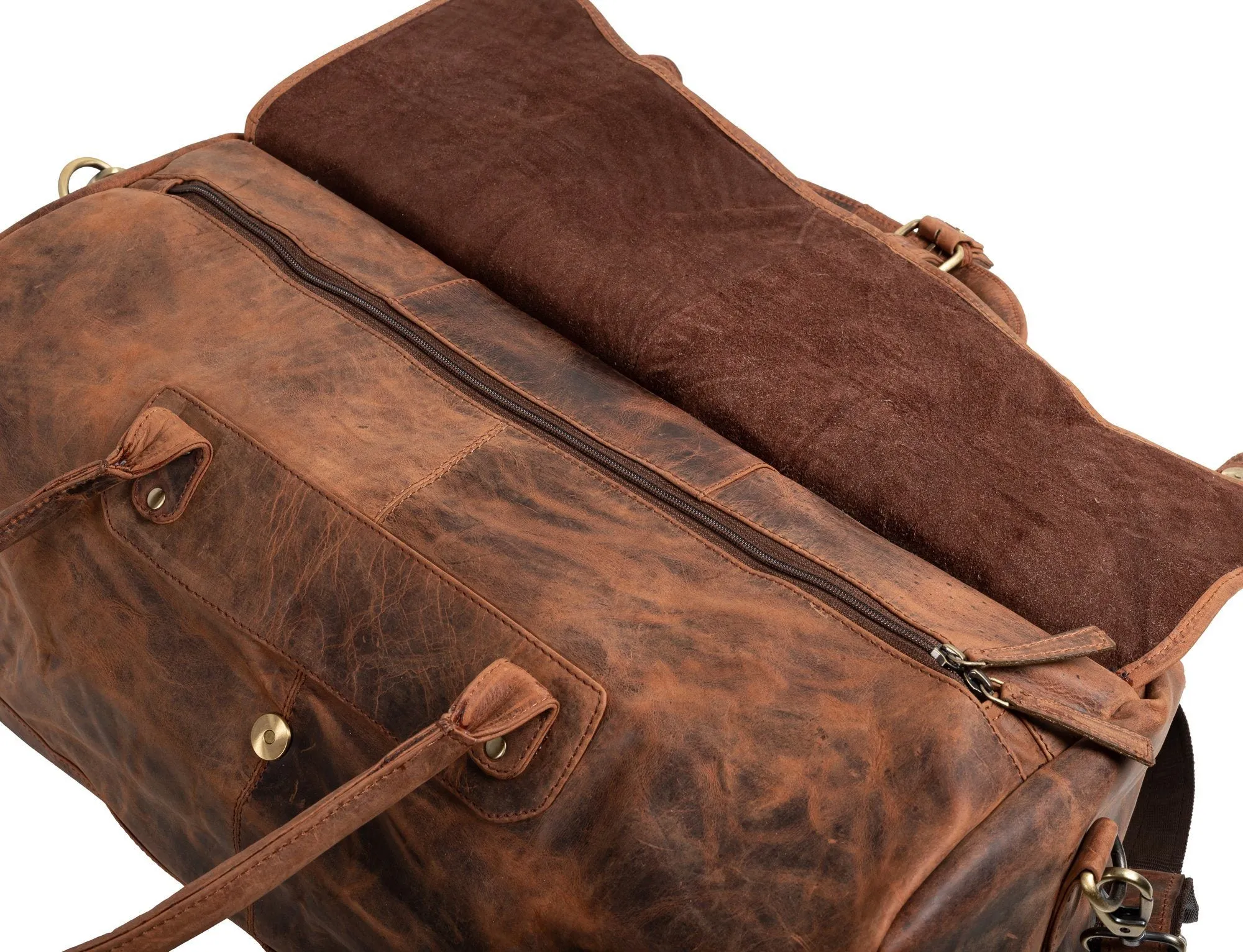 Leather Duffle Bag - Essex