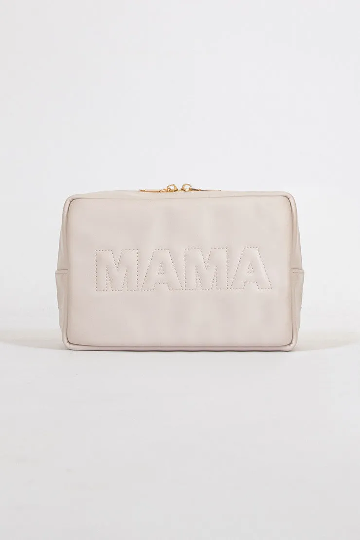 LeLaLo MAMA Vegan Leather Travel Bag - Ivory