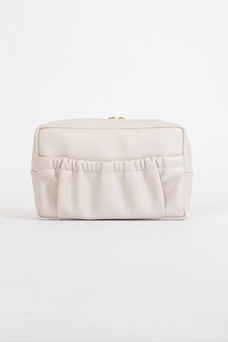 LeLaLo MAMA Vegan Leather Travel Bag - Ivory