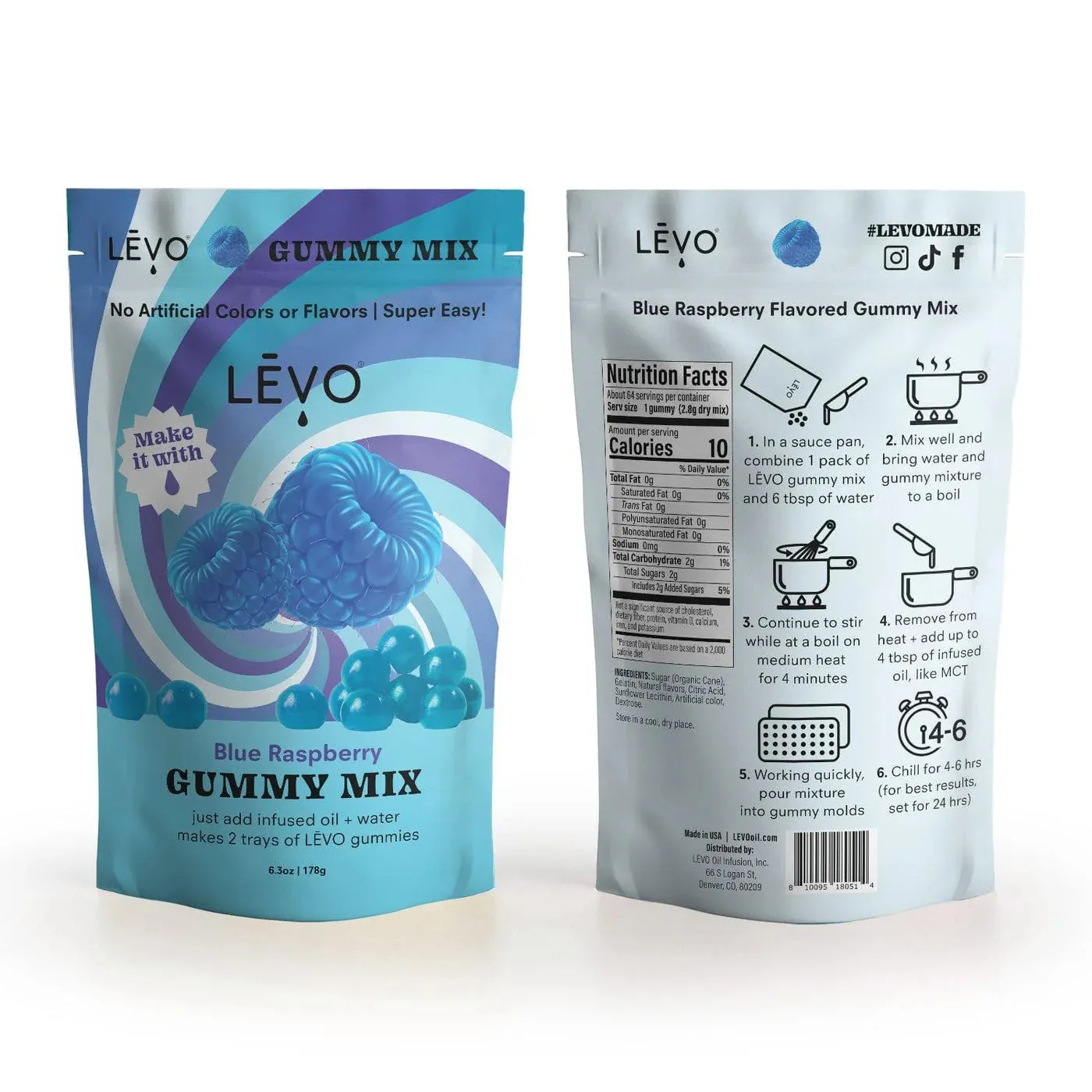 LEVO Gummy Mix - Limited Edition Blue Raspberry