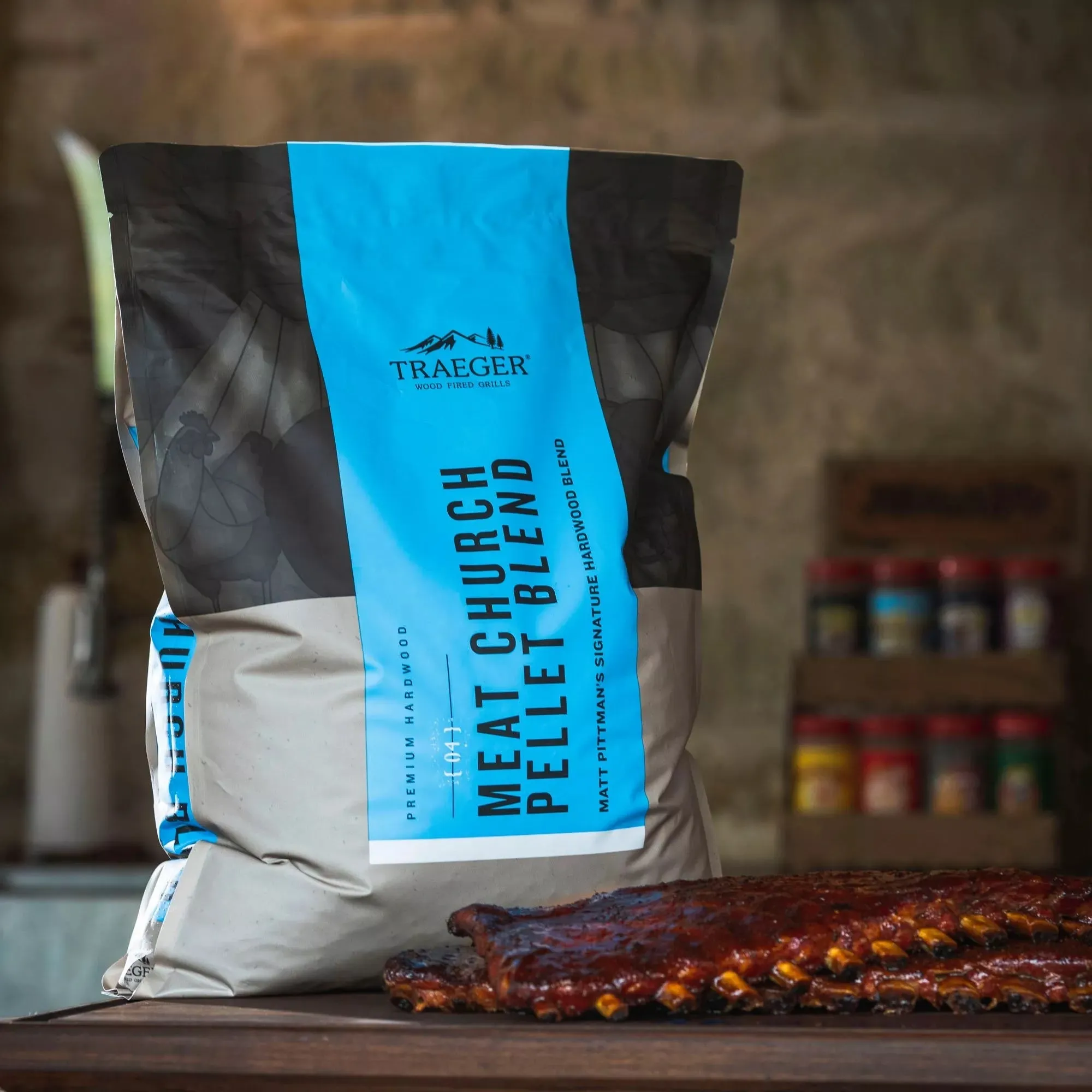 Limited Edition Traeger Meat Church Blend Wood Pellets