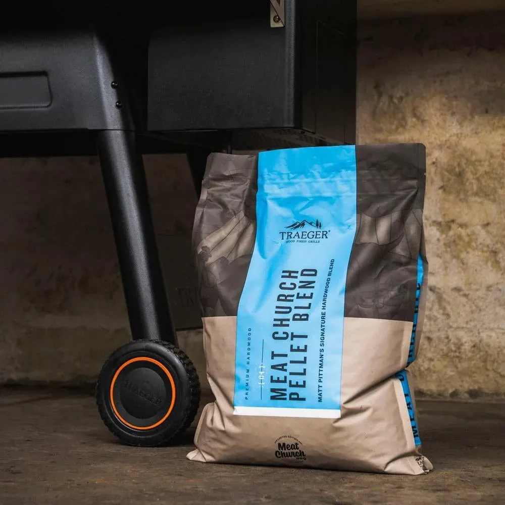 Limited Edition Traeger Meat Church Blend Wood Pellets