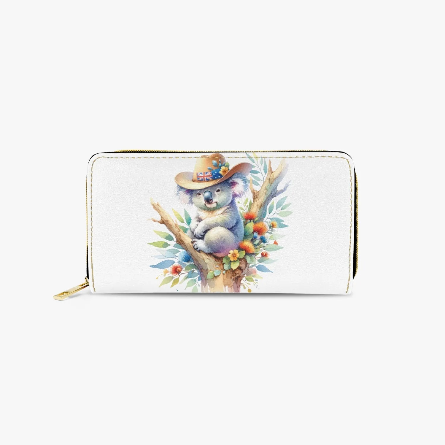 Long Type Zipper Purse, Koala, awd-1317