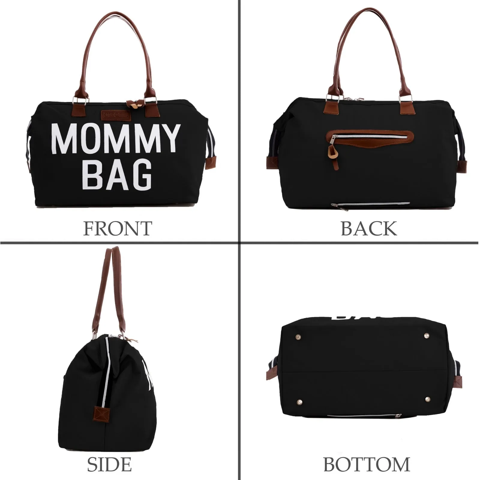 Mommy Bag - Baby Diaper Travel Bag (BLACK)