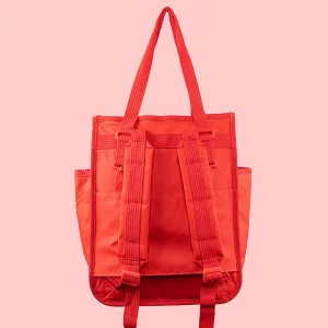 Monochrome Market Shopper Pannier Red