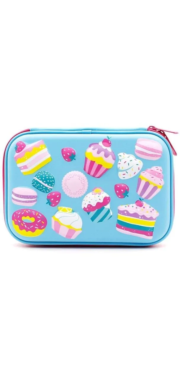 Multipurpose 3D Ice Cream Print Stationery Hard case Pouch  (Set of 1, Multicolor)