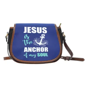 NP Jesus Is The Anchor Saddle Bag