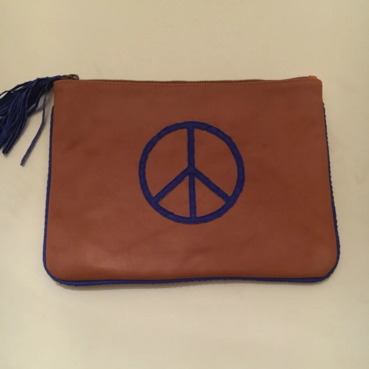 Personalised Leather  Clutch