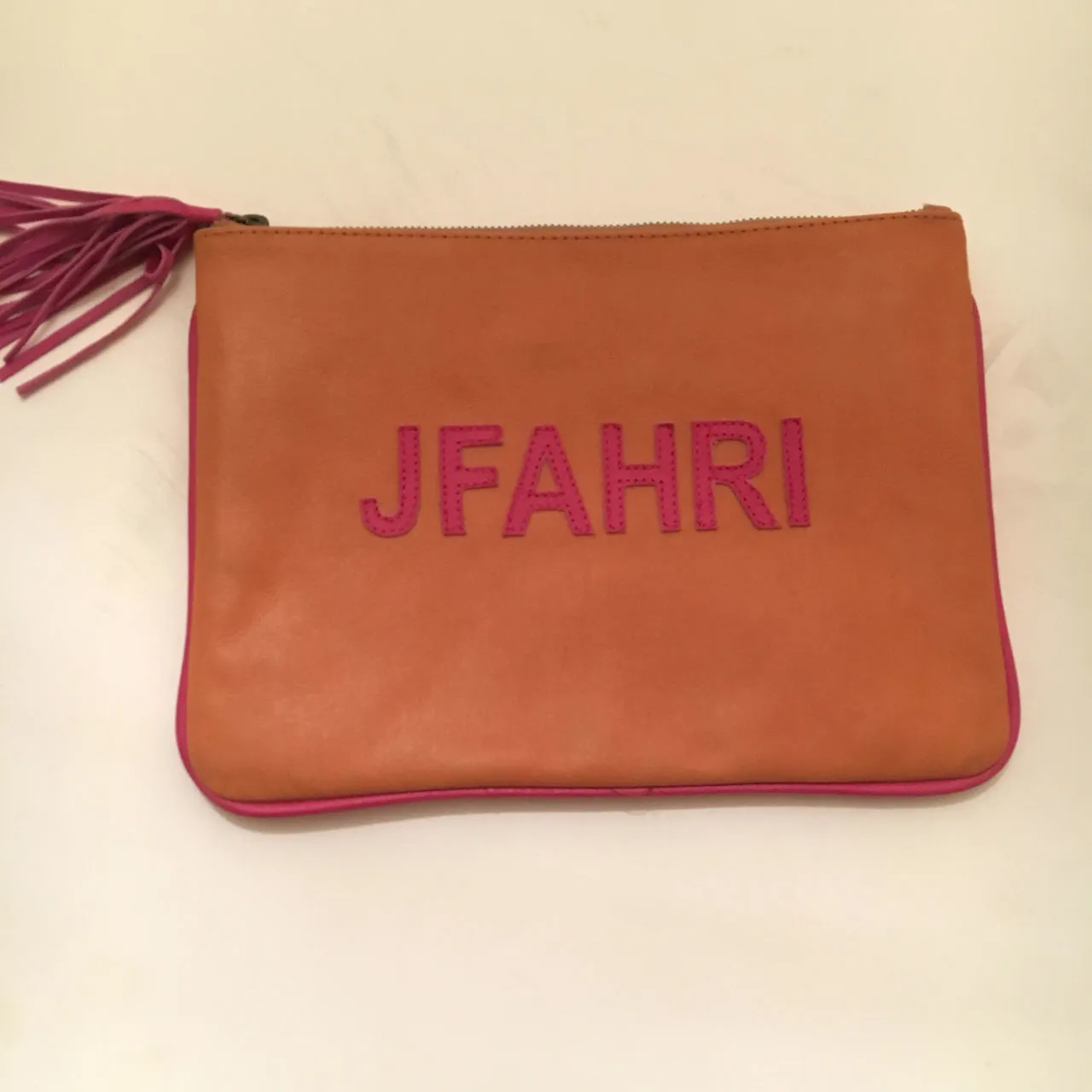 Personalised Leather  Clutch