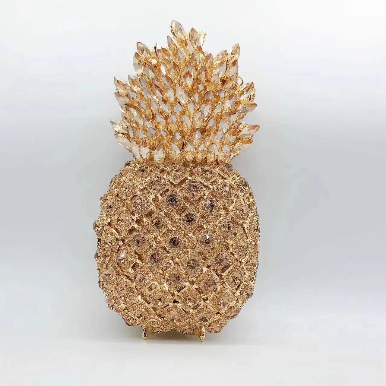 Pineapple Rhinestone Purse Diamond Clutch Bag For Women