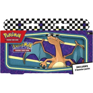 Pokémon TCG [2024 Back to School] - Charizard Pencil Case Tin & 2 Booster Packs Gift Set - The Pokémon Company International