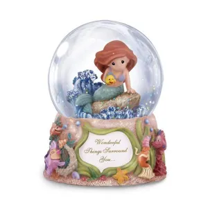 Precious Moments Disney Showcase Ariel The Little Mermaid Wonderful Things Surround You Water Globe